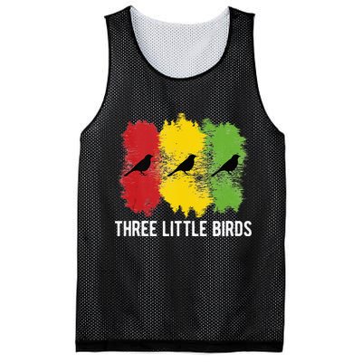 Reggae Music Three Little Birds Quote Slogan Fun Gift Mesh Reversible Basketball Jersey Tank