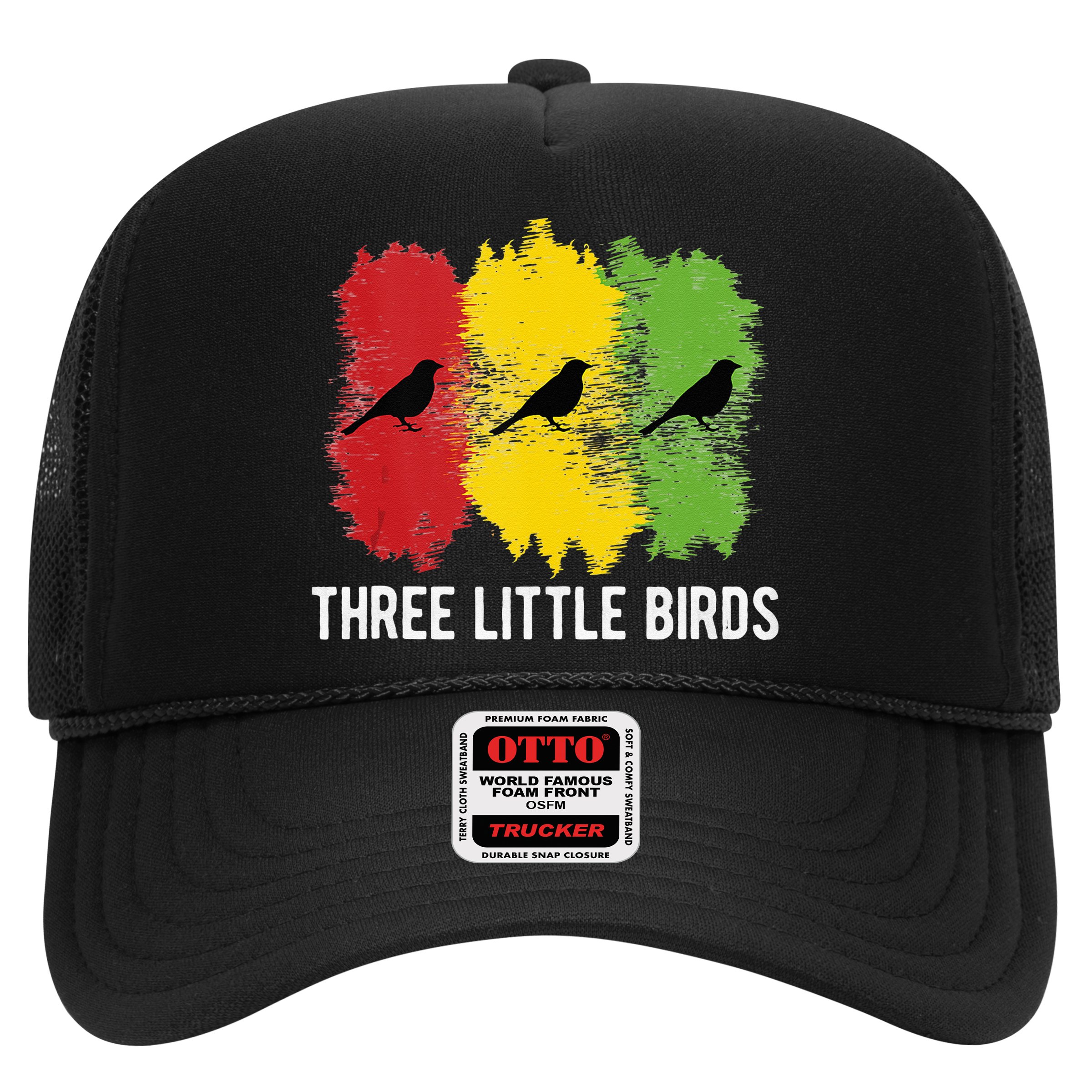 Reggae Music Three Little Birds Quote Slogan Fun Gift Hat