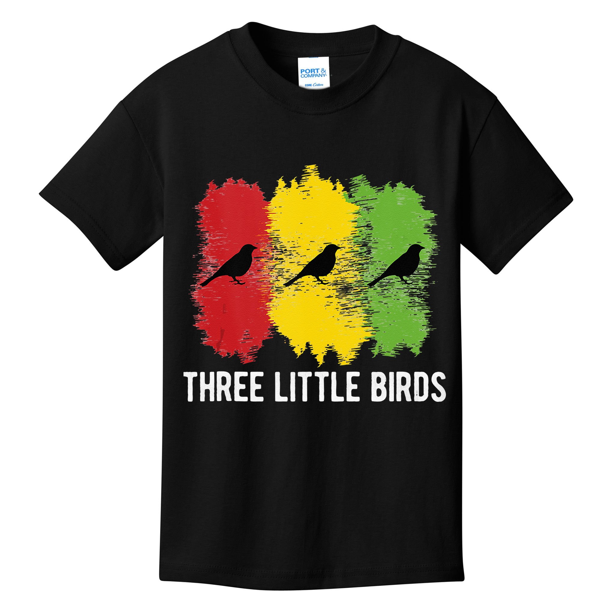 Reggae Music Three Little Birds Quote Slogan Fun Gift Kids T-Shirt