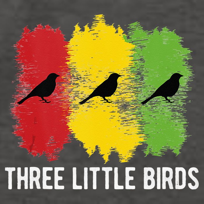 Reggae Music Three Little Birds Quote Slogan Fun Gift Vector Backpack