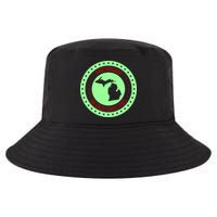 Retro Michigan The Great Lake State Logo Cool Comfort Performance Bucket Hat
