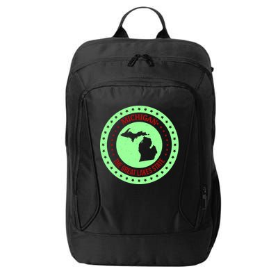 Retro Michigan The Great Lake State Logo City Backpack