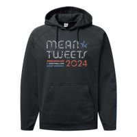 Retro Mean Tweets 2024 Performance Fleece Hoodie