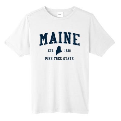 Retro Maine T Vintage State Sports Design Tall Fusion ChromaSoft Performance T-Shirt