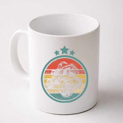 Retro Monster Trucks Vintage Big Trucks Gift Coffee Mug