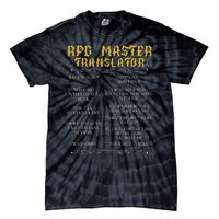 Rpg Master Translator D20 Tabletop Games Funny Rpg Gamer Tie-Dye T-Shirt