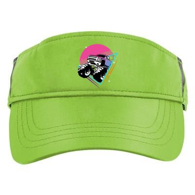 Retro Monster Truck Show Gift Vintage Monster Trucks Gift Adult Drive Performance Visor