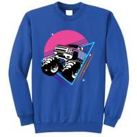 Retro Monster Truck Show Gift Vintage Monster Trucks Gift Sweatshirt