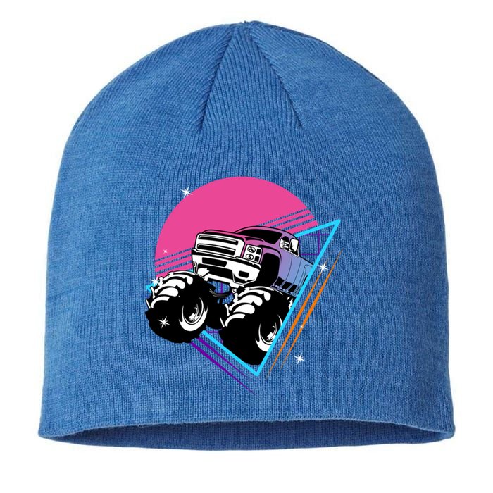 Retro Monster Truck Show Gift Vintage Monster Trucks Gift Sustainable Beanie