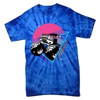 Retro Monster Truck Show Gift Vintage Monster Trucks Gift Tie-Dye T-Shirt