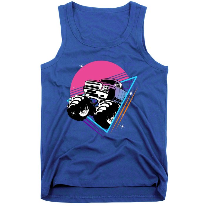 Retro Monster Truck Show Gift Vintage Monster Trucks Gift Tank Top