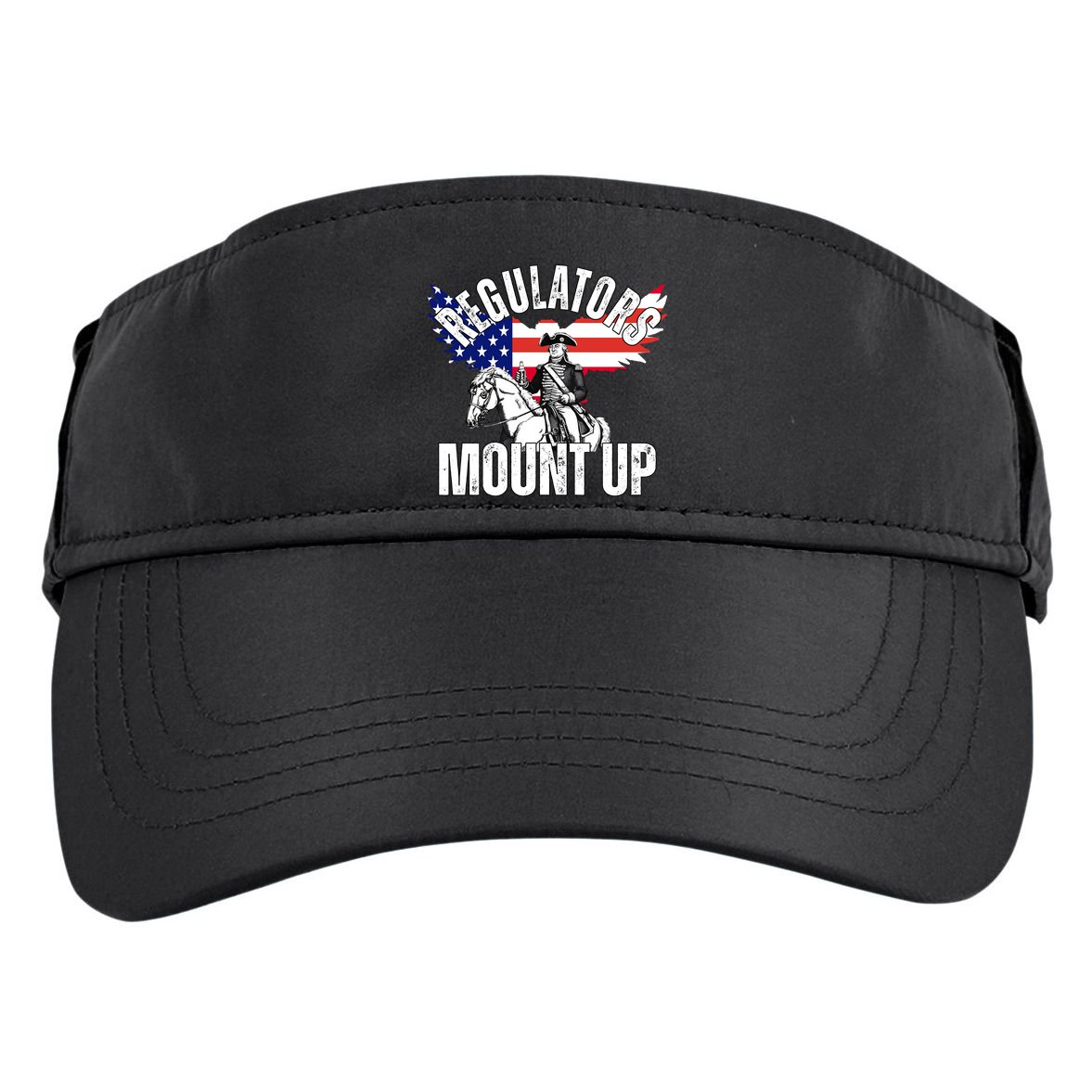 Regulators Mount Up 4th Of July Independence Day Adult Drive Performance Visor