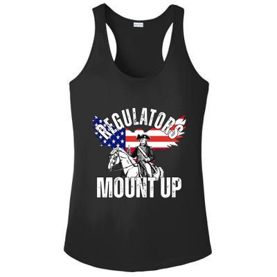 Regulators Mount Up 4th Of July Independence Day Ladies PosiCharge Competitor Racerback Tank