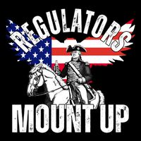 Regulators Mount Up 4th Of July Independence Day Cropped Pullover Crew