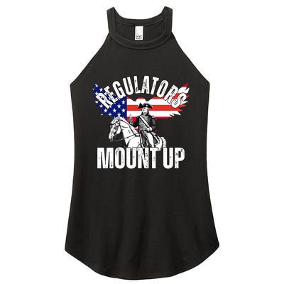Regulators Mount Up 4th Of July Independence Day Women's Perfect Tri Rocker Tank
