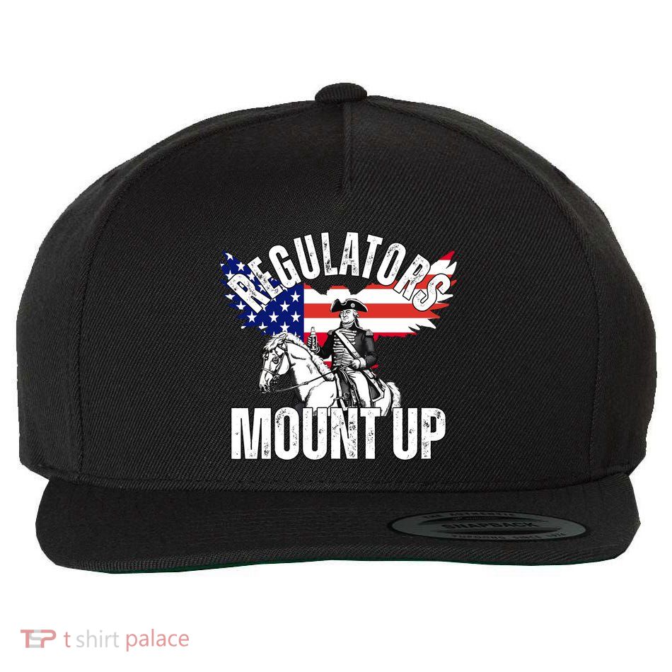 Regulators Mount Up 4th Of July Independence Day Wool Snapback Cap