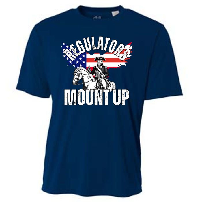 Regulators Mount Up 4th Of July Independence Day Cooling Performance Crew T-Shirt