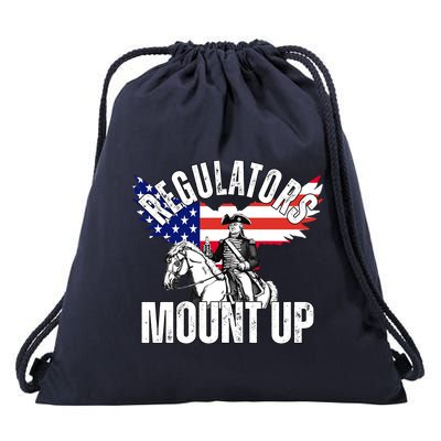 Regulators Mount Up 4th Of July Independence Day Drawstring Bag