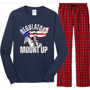 Regulators Mount Up 4th Of July Independence Day Long Sleeve Pajama Set