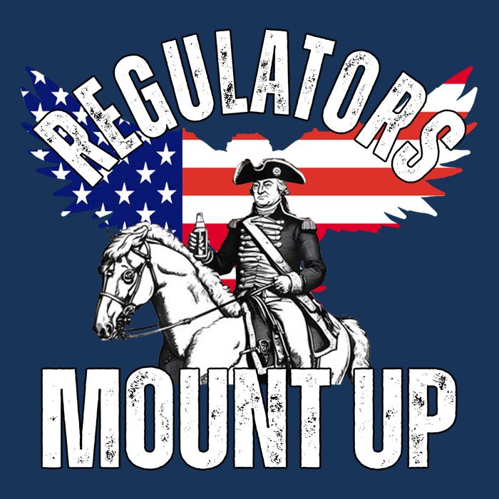 Regulators Mount Up 4th Of July Independence Day Flatbill Hat