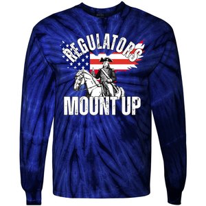 Regulators Mount Up 4th Of July Independence Day Tie-Dye Long Sleeve Shirt