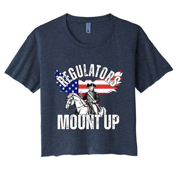 Regulators Mount Up 4th Of July Independence Day Crop Top
