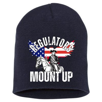 Regulators Mount Up 4th Of July Independence Day Short Acrylic Beanie