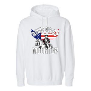 Regulators Mount Up 4th Of July Independence Day Garment-Dyed Fleece Hoodie