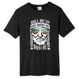 Roll Me Up And Smoke Me When I Die Tall Fusion ChromaSoft Performance T-Shirt