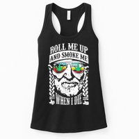 Roll Me Up And Smoke Me When I Die Womens Tank Top