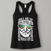 Roll Me Up And Smoke Me When I Die Womens Tank Top