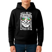 Roll Me Up And Smoke Me When I Die Kids Hoodie