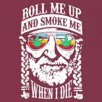 Roll Me Up And Smoke Me When I Die 16oz Travel Tumbler