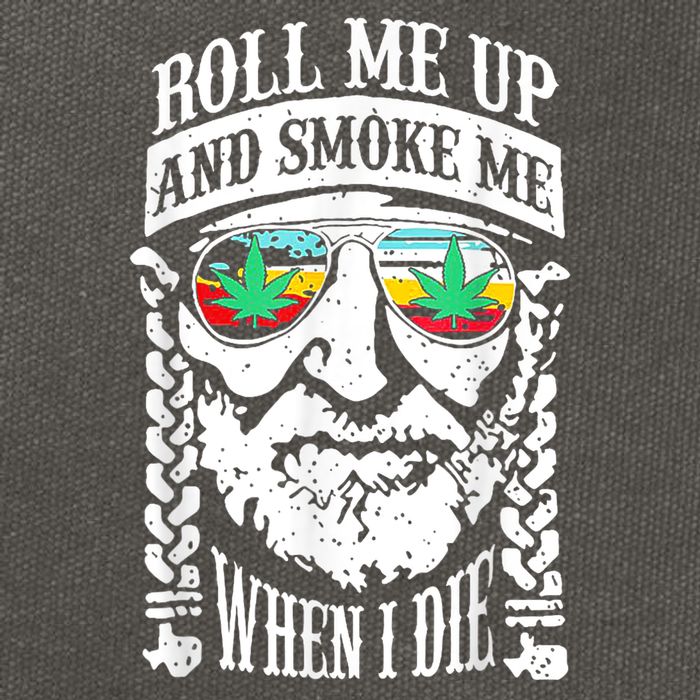Roll Me Up And Smoke Me When I Die Cotton Canvas Backpack