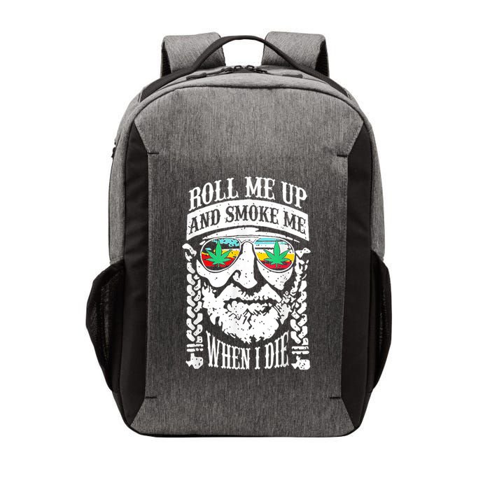 Roll Me Up And Smoke Me When I Die Vector Backpack