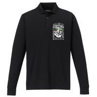 Roll Me Up And Smoke Me When I Die Performance Long Sleeve Polo