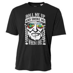 Roll Me Up And Smoke Me When I Die Cooling Performance Crew T-Shirt