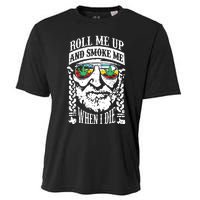 Roll Me Up And Smoke Me When I Die Cooling Performance Crew T-Shirt