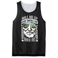 Roll Me Up And Smoke Me When I Die Mesh Reversible Basketball Jersey Tank