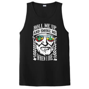 Roll Me Up And Smoke Me When I Die PosiCharge Competitor Tank