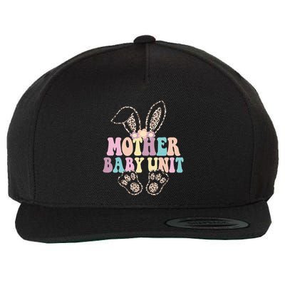 Retro Mother Unit Easter Leopard Bunny Postpartum Nurse Meaningful Gift Wool Snapback Cap