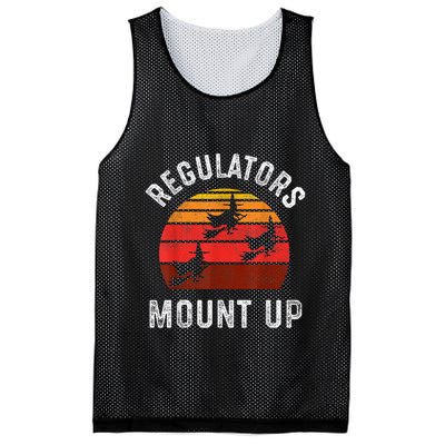 Regulators Mount Up Funny Halloween Witch Mesh Reversible Basketball Jersey Tank