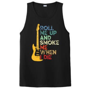 Roll Me Up And Smoke Me When I Die Guitar PosiCharge Competitor Tank