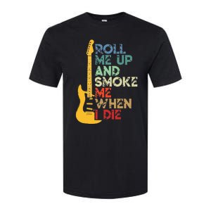 Roll Me Up And Smoke Me When I Die Guitar Softstyle CVC T-Shirt