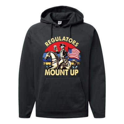 Regulators Mount Up 4th Of July Independence Day Performance Fleece Hoodie