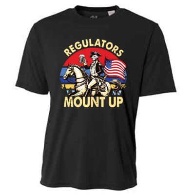 Regulators Mount Up 4th Of July Independence Day Cooling Performance Crew T-Shirt