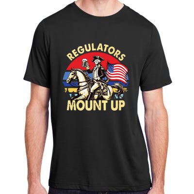 Regulators Mount Up 4th Of July Independence Day Adult ChromaSoft Performance T-Shirt