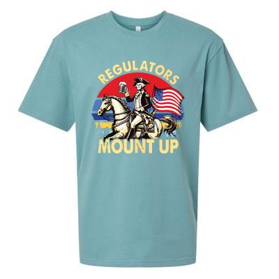 Regulators Mount Up 4th Of July Independence Day Sueded Cloud Jersey T-Shirt