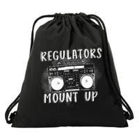 Regulators Mount Up The Radio And Music Drawstring Bag