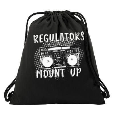 Regulators Mount Up The Radio And Music Drawstring Bag